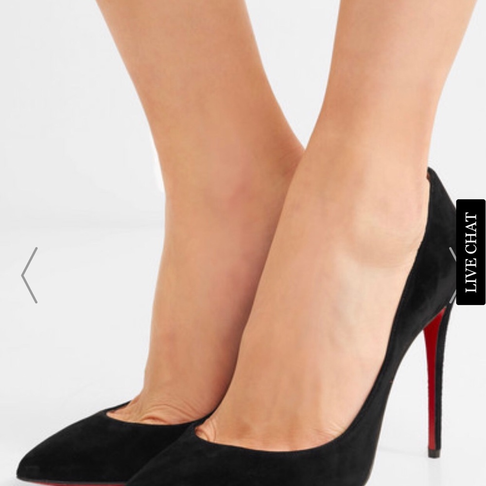 Brand new black pointy louboutin